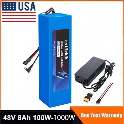 48V Lithium Ebike Battery for 200W - 1500W Electric Bicycle Bike Scooter Motor
