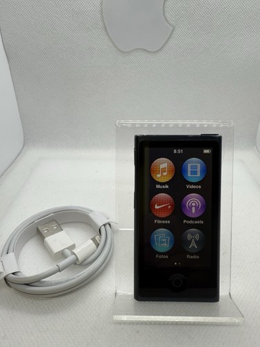Apple iPod Nano 7. Generation 7G (16GB) Schwarz Slate gebraucht Mp3 Player #521 - Bild 2 von 8