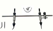 Beam Steel Trammel Heads Points Chromium Plated 265 mm