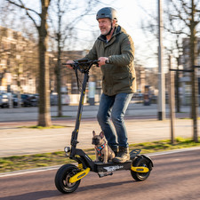 EOEOTWO 30MPH Electric Scooter for Adults 25Miles Off-road Fat Tire Escooter UL