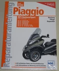 Repair Manual Piaggio MP3 125 250 300 350 400 500 Business/Sport until 2021