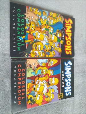 The Simpsons Comics Colossal Compendium Vol 2 And 3 Bundle Graphic Novels