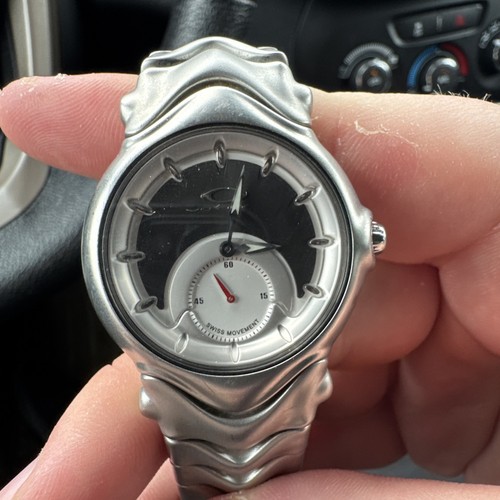 Oakley Watch Judge Stainless Steel Honed Gunmetal Dial Sapphire Crystal
