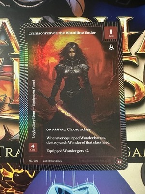 Wonders of the First Crimsonreaver, the Bloodline Ender Mythic Foil Cots  