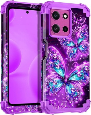 Moto G 5G 2026 Case, Glow in The Dark Three Layer Heavy Duty Sturdy Shockproof