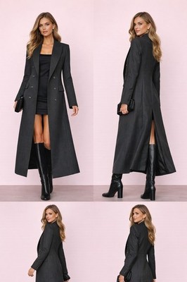 Zara Tailored Long Coat Size Small New with Tags Women's Black