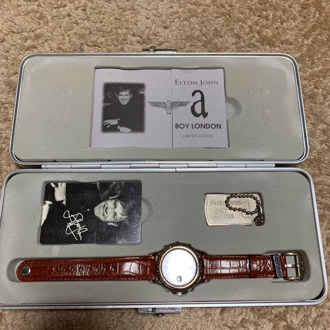 Elton John Wrist Watch Boy London Limited Edition AIDS Foundation