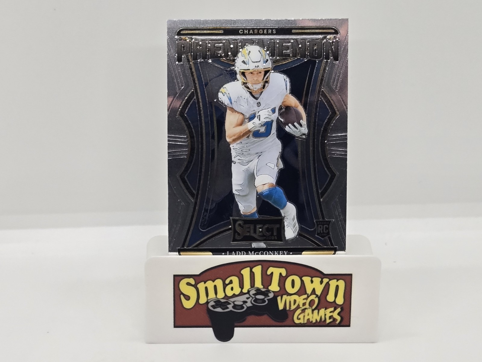 2024 Select Football Ladd McConkey RC Phenomenon Chargers