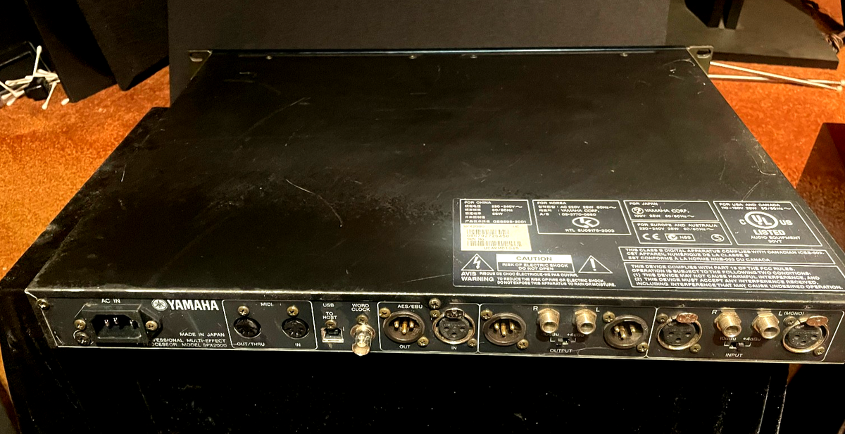 Yamaha SPX2000 Digital Multi-Effects Processor for sale online | eBay