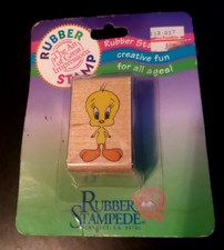 Rubber Stampede Looney Tunes Tweety Pie Wood Rubber Stamp 027-C Unused 1992 NEW