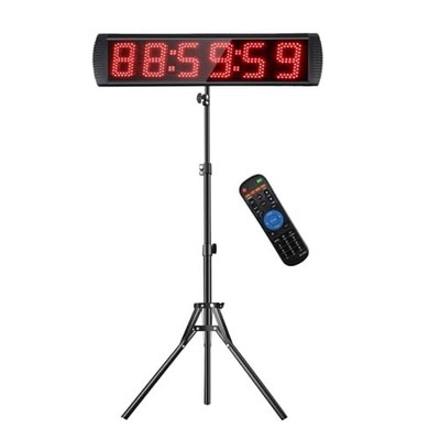 Turnuhr, 5 Zoll Turnuhr mit Ständer, große LED Digital Wanduhr mit Fernbedienung