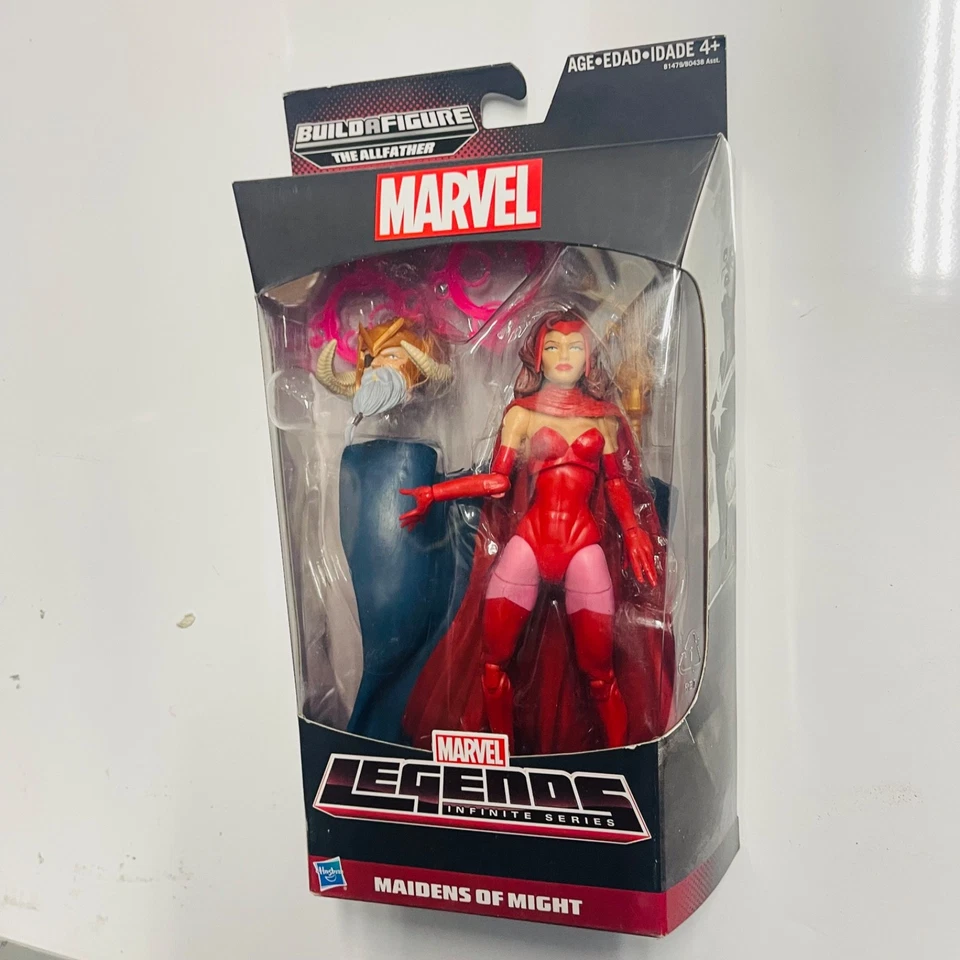 Feiticeira Escarlate Marvel Legends Odin BAF WAVE 6' NOVO NA CAIXA Maidens of Might Avengers - Imagem 2 de 4