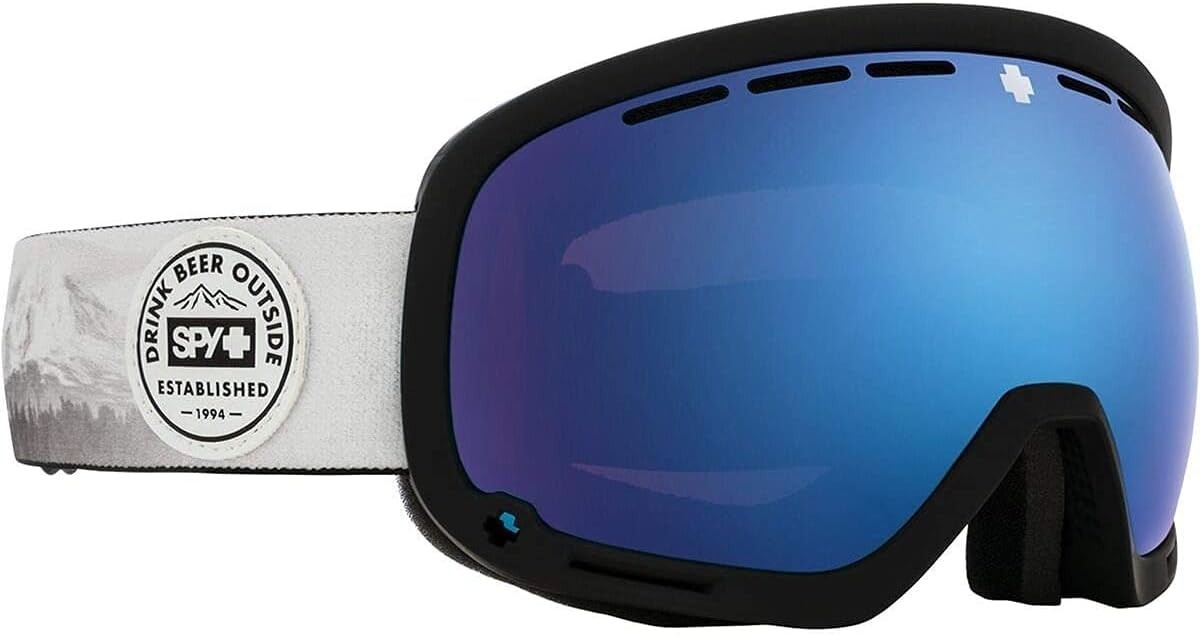 SPY OPTIC MARSHALL TWO LENS  SNOW GOGGLES - BLUE MIRR+ BONUS LENS- 10 B BREWING