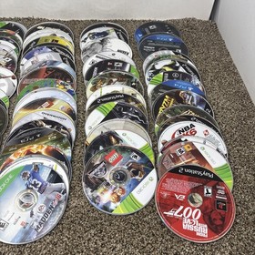 Disc Only Video Game Lot Of 100 Games UNTESTED Disc Only