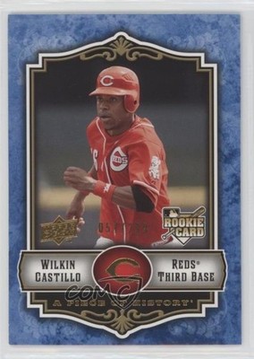 2009 Upper Deck A Piece of History Blue /299 Wilkin Castillo #109 Rookie RC k5i
