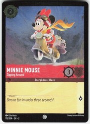 Minnie Mouse - Zipping Around 115/204 Rise of the Floodborn Cold Foil