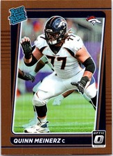 2021 Panini Donruss Optic - Rated Rookie Quinn Meinerz #262 (RC) Bronze Prizm