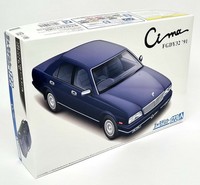 Aoshima 1/24 - Nissan Cima FGDY32 1991 Build Yourself Scale Model Car Kit