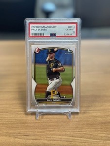 2023 BOWMAN DRAFT Paul Skenes 1° Prospect Cromato Auto #CDA-PS Pirates - Foto 2