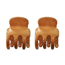 2 PCS Medium Hair Clips for Thin Hair Women Girls Cute Non Slip Jaw Clip for ...