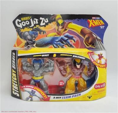 Heroes of Goo Jit Zu X-Men '97 Beast vs Wolverine Figure Set - 2pk SEE DETAILS