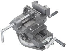 MORSA ORIENTABILE TAVOLA A CROCE CON BASE GIREVOLE FERVI PER TRAPANO FRESA 125