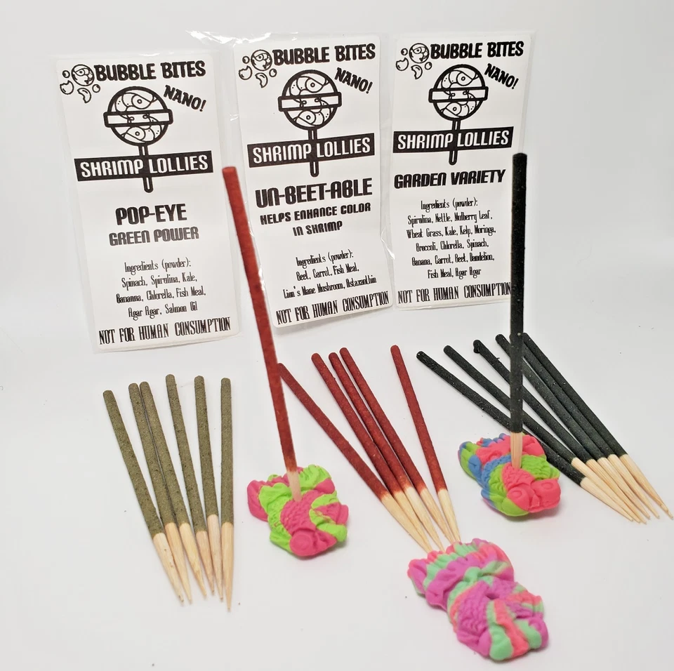 Shrimp Lollies Nano 60 CT Variety Pack (20/20/20) & 3 Holders - Image 2 of 4