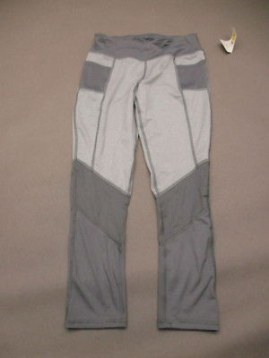 NWT DANSKIN Size L (10-12) Womens Stretch Pull On Athletic Cropped Leggings 223