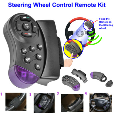 SWC Universal Steering Wheel Wireless Remote Control for Car CD DVD MP5 Player | eBay