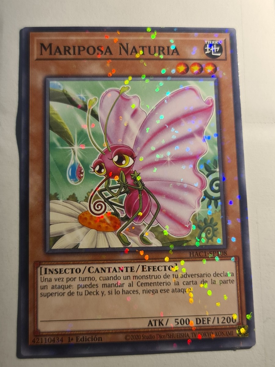Naturia ButterflyYUGIOHHAC1PARALLEL RARESPANISH1st EDNM09096 | eBay