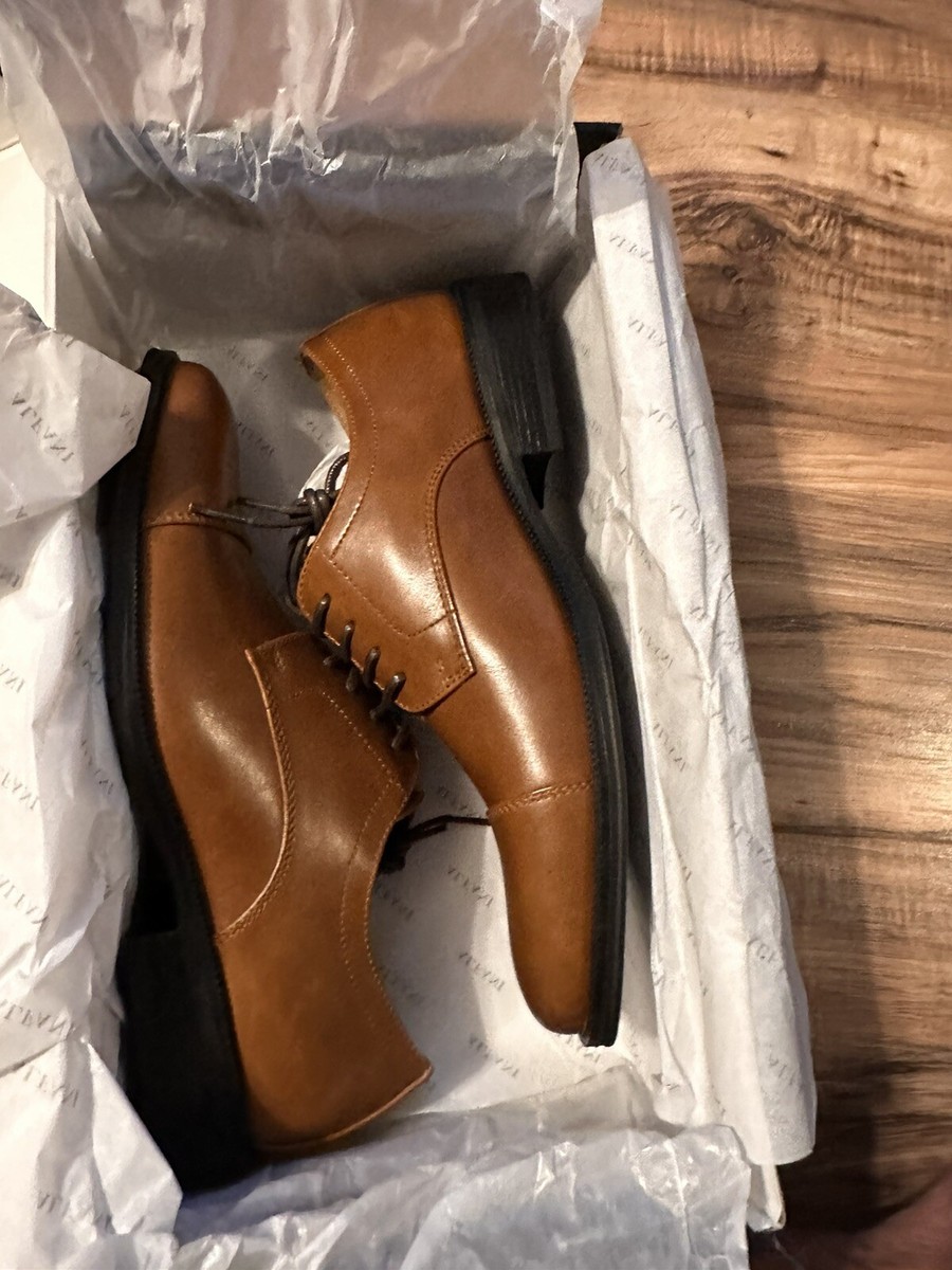 Alfani Mens Adam Tan Solid Lace up | eBay display picture 1