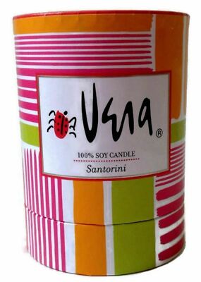 Vera Neumann Candle Fragranced Soy Santorini 30e Hour Burn Time