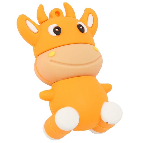 U Disk 3D Cartoon Calf Model Orange USB Storage For 7/8/10/Vista/XP/ TPG - Picture 18 of 34