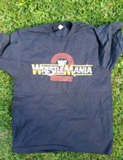 Original WWF WWE WrestleMania 2,3,4 XL T-Shirt.  Andre The Giant, Hulk Hogan