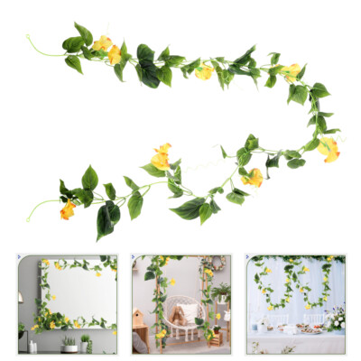  Faux Decoration Fake Tropical Garland Simulated Vine Flowers Vines for Wedding
