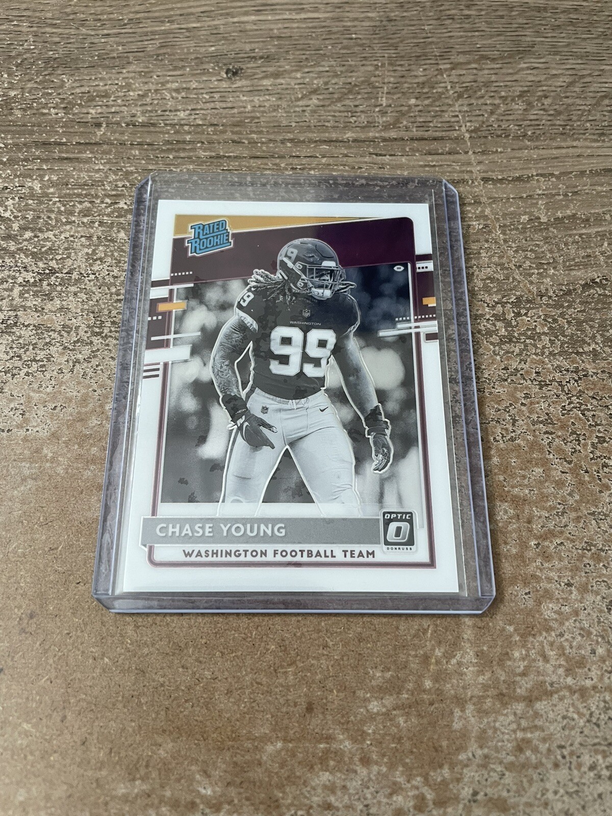 Chase Young 2020 Donruss Optic - Rated Rookie Negative Variation #316 (RC) SP