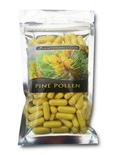 Pine Pollen 300mg ( 99% Cracked Cell Wall ), Vegetarian Capsules