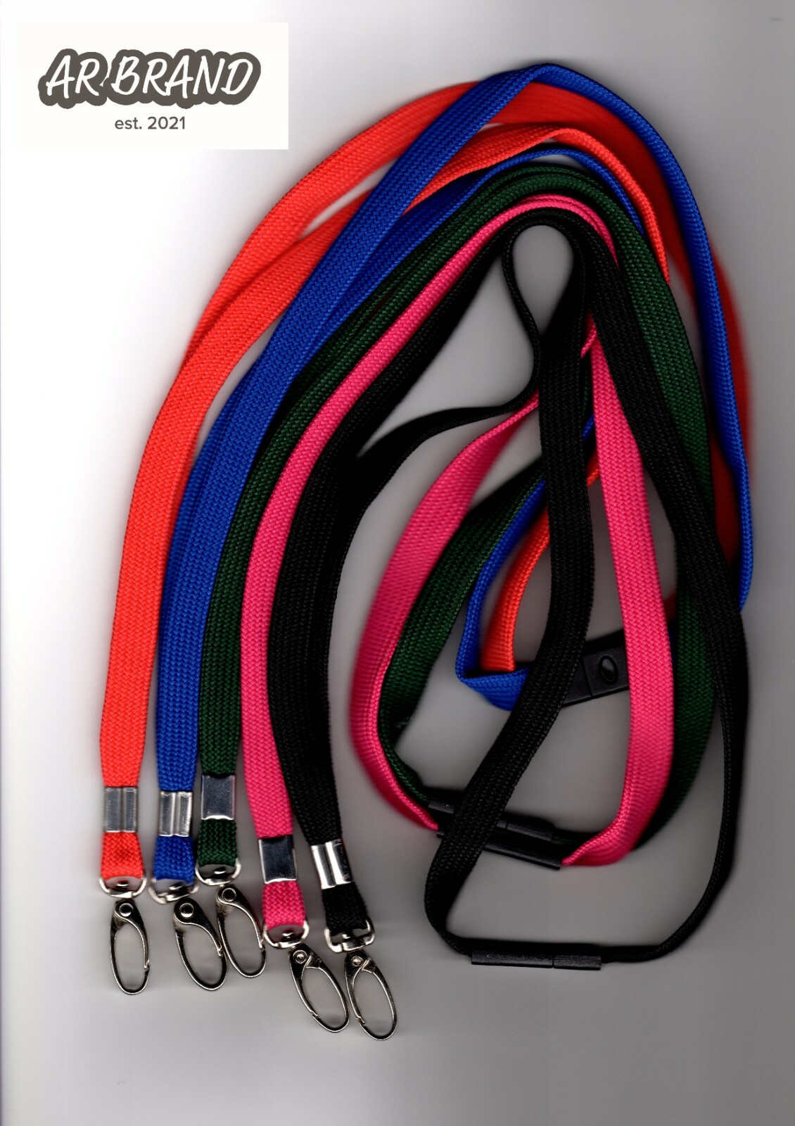 Image 3 - Lanyards 50 PCS Badge Lanyards with Clip Office Neck Flat Bulk Lanyard