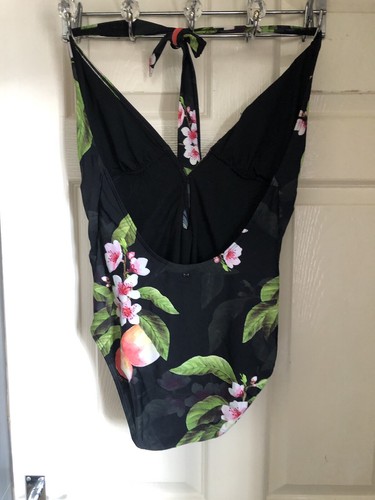 STUNNING & GENUINE LADIES TED BAKER FLORAL ALL IN ONE SWIMWEAR COSTUME SIZE 12 - 第 6/9 張圖片