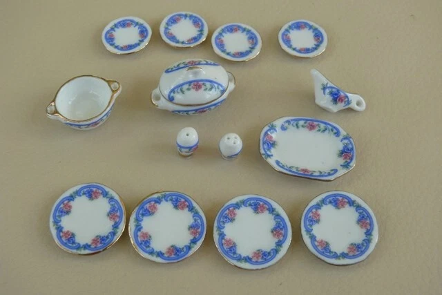 Dolls house dinner online set