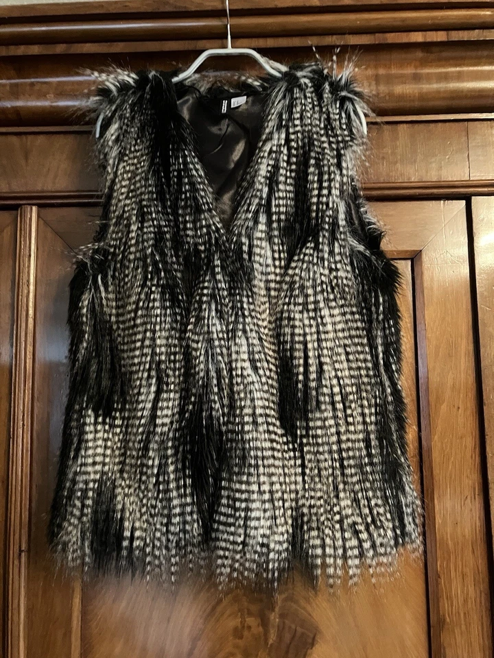 Damen Weste Kunstfell H&M Gr 42 40 38 - Bild 3 von 4