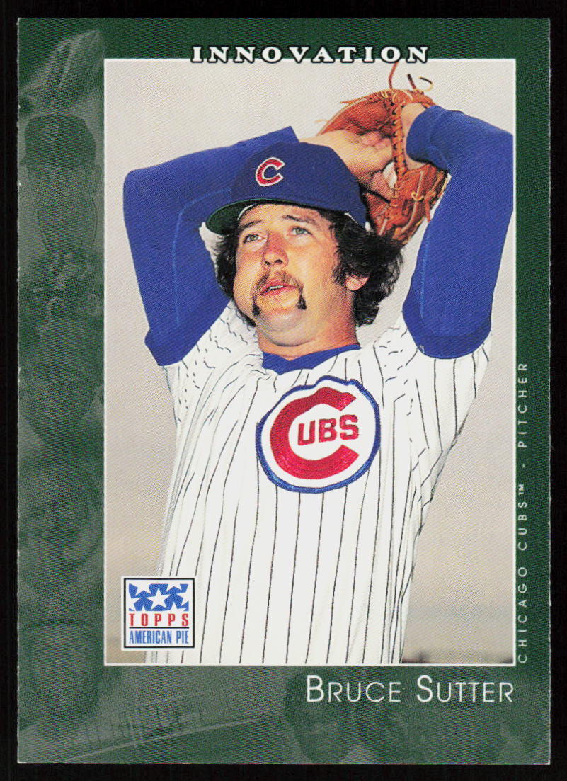 2002 TOPPS AMERICAN PIE Bruce Sutter #12 BASEBALL Chicago Cubs