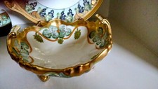 Antique Limoges Centerpiece bowl by Bawo  Dotter Elite Works Very Stunning 