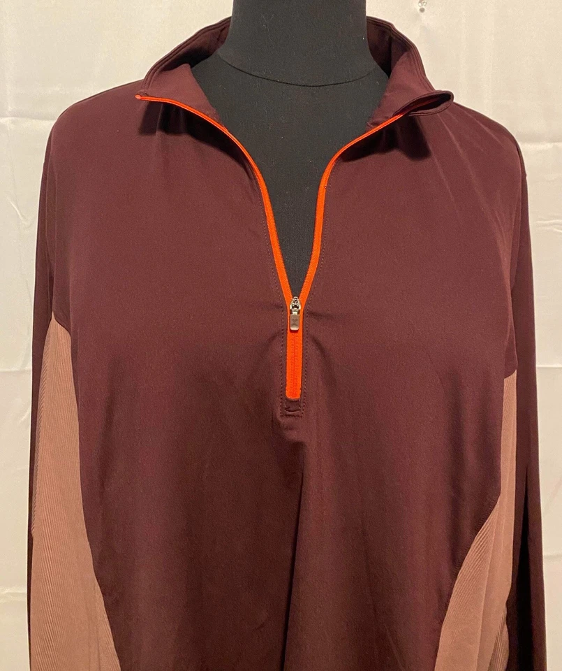Xersion Women's Activewear Long Sleeve 1/4 Pullover Shirt Size 5X New With Tags - Image 3 of 4