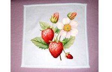 Strawberry theme Dish Towel, 12x12, FREE shipping, hand, tea towels, choice