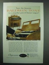 1959 Baldwin Model 30 Organ Ad - The Famous Tone