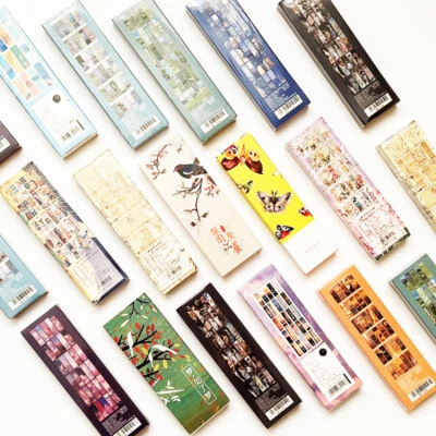 BARGAINS EXPRESS UK 30pc Flowers Birds Animals Landscape Seaside Moon Sky Cute Bookmarks For Books