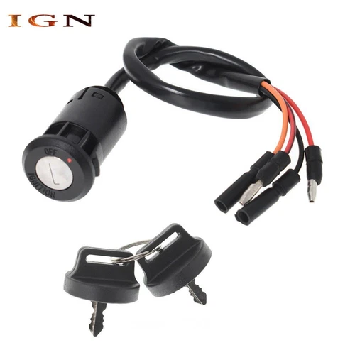 Ignition Key Switch For Honda FourTrax 300 TRX300 300FW 1988 1989 1990-2000 ATV