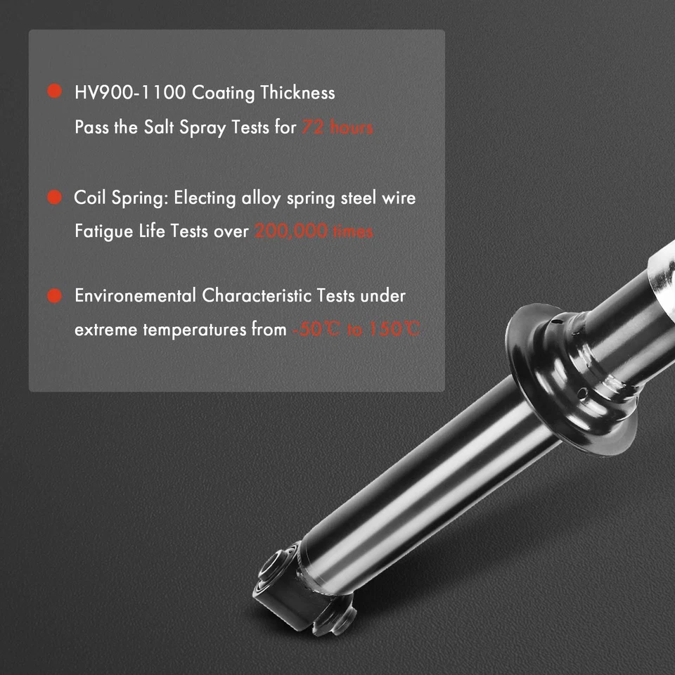 2x Amortiguador trasero conductor y pasajero para BMW E65 750i 745i E66 745Li 750Li Foto 4 de 4