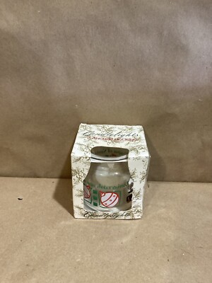 Christmas Anchor Hocking Candle Votive Vintage 3 Pieces Ornaments FAST SHIPPING